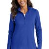 Port Authority Woman's Double Knit 1/4 zip Performance Top - Image 4