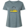 Teddy the Dog Ladies' Curvy V-neck - Image 4