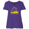 Teddy the Dog Ladies' Curvy V-neck - Image 6