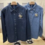 2026 National Specialty Embroidered Ladies Denim Shirt