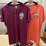 2026 National Specialty DTG Printed Ladies V-Neck T Shirt