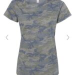 2026 National Specialty DTG Printed Logo Ladies Short Sleeve Camo T Shirt