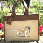 Printed GRCA Dog Logo Jute Tote Bag